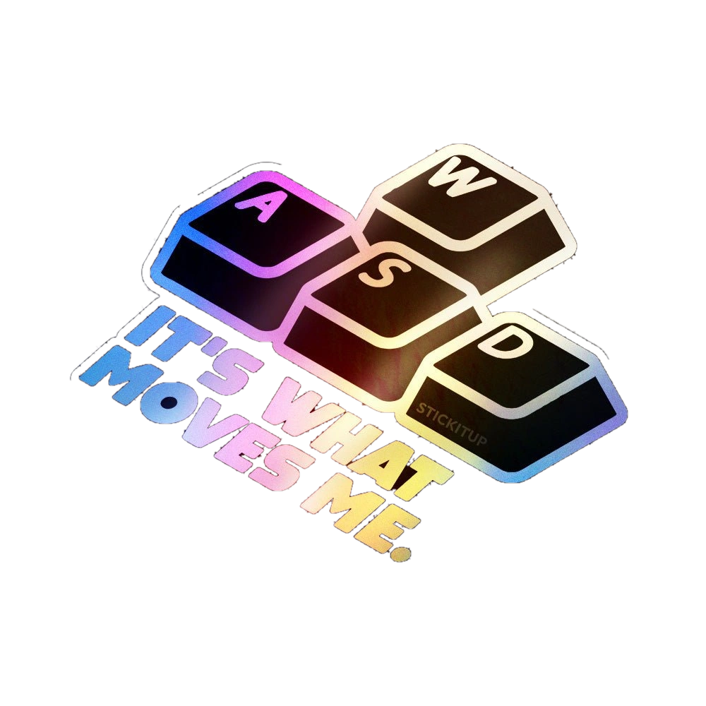 It's What Moves Me Holographic Stickers